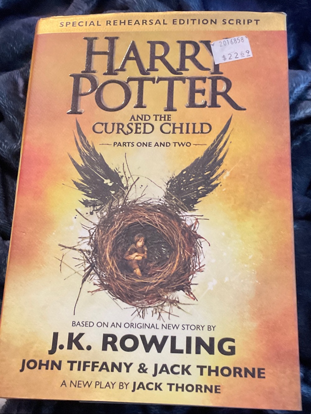 Harry Potter and the Cursed Child Special Rehearsal Edition - Orange Cover